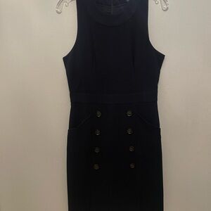 Banana Republic Sleeveless Navy Dress